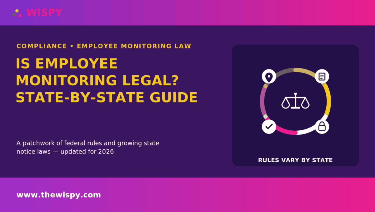 Is Employee Monitoring Legal? A State-by-State Guide (2026)